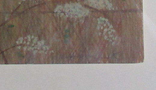 Caroline McAdam Clark oil on board painting, Orford Ness, Suffolk, c1990, framed