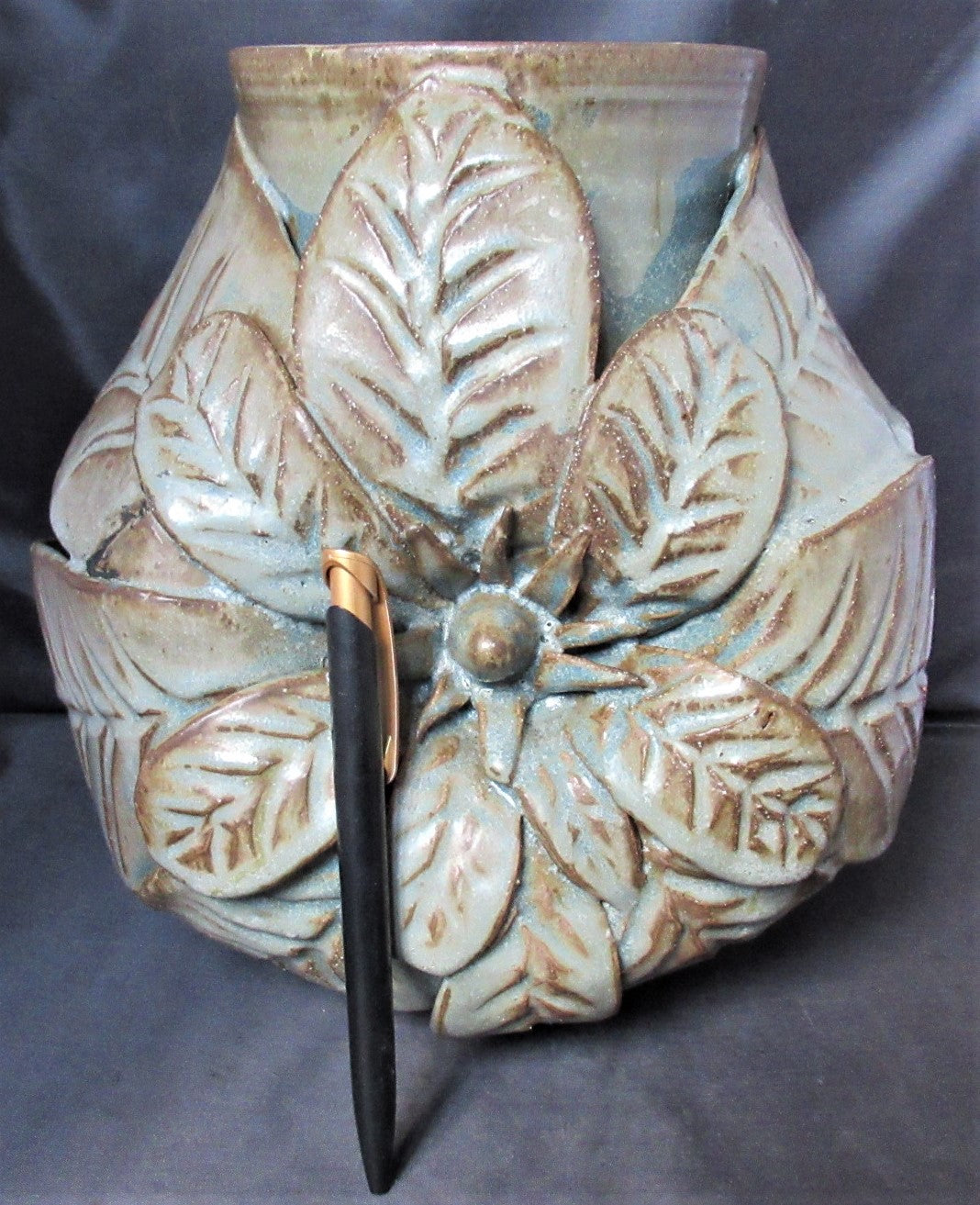 Madge Spencer Large Stoneware Vase, c2000, Leach/Carribean influence