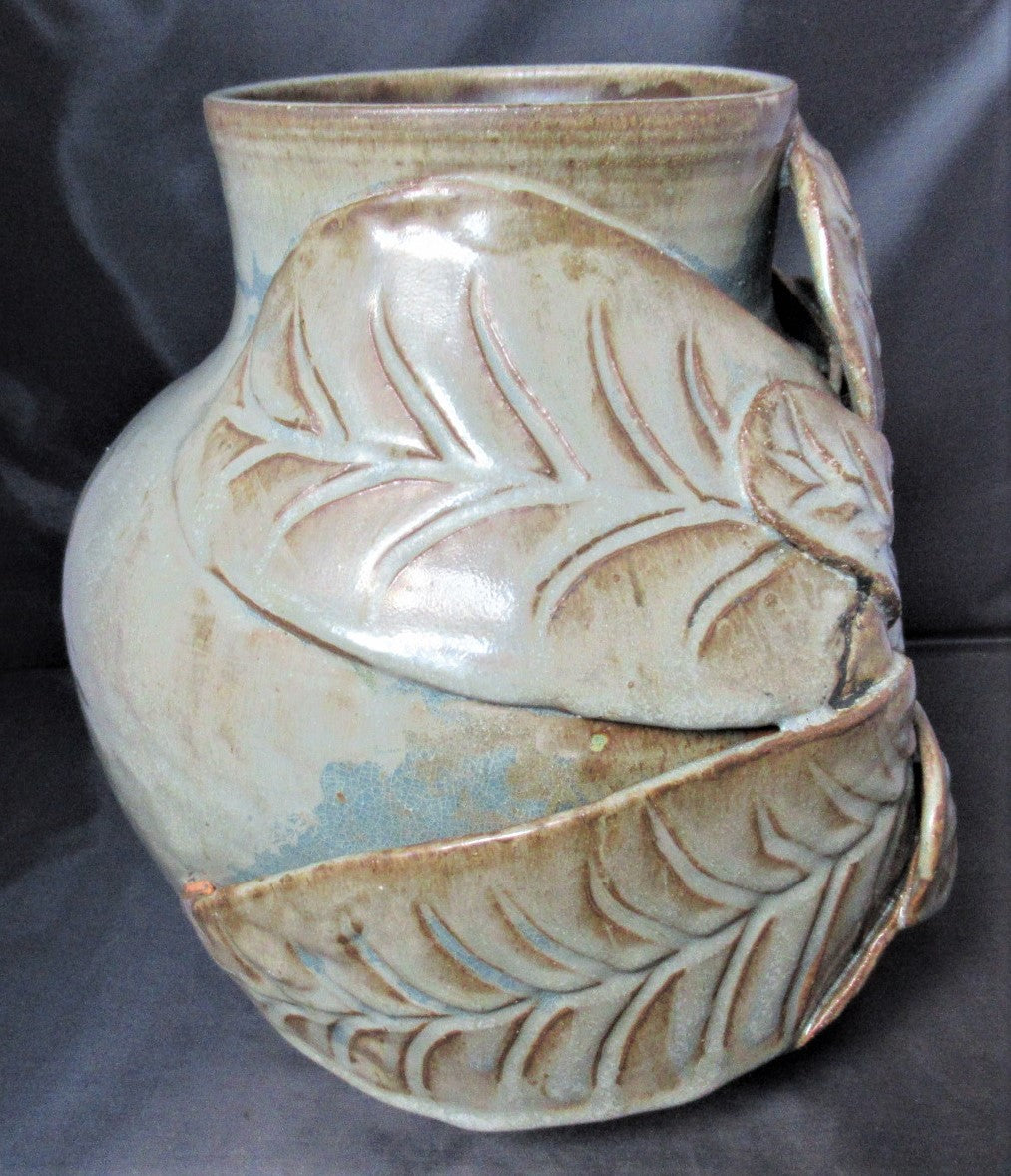 Madge Spencer Large Stoneware Vase, c2000, Leach/Carribean influence