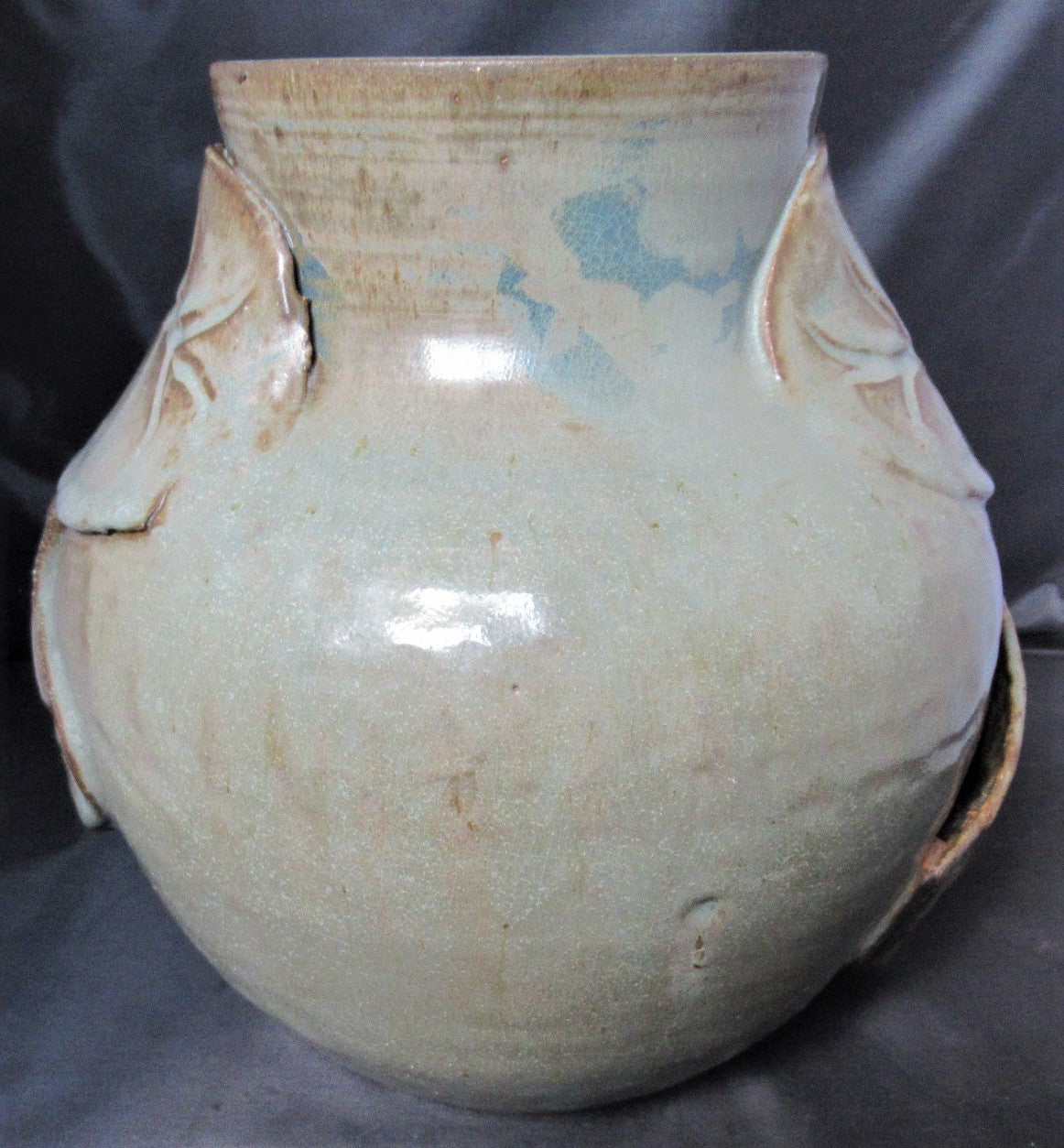 Madge Spencer Large Stoneware Vase, c2000, Leach/Carribean influence