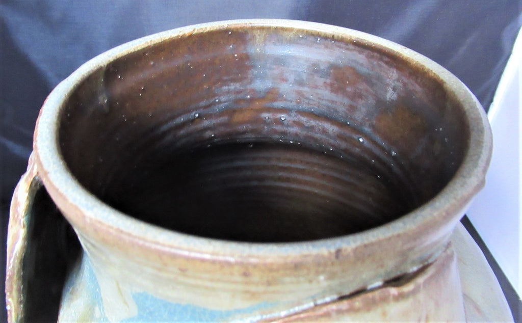 Madge Spencer Large Stoneware Vase, c2000, Leach/Carribean influence