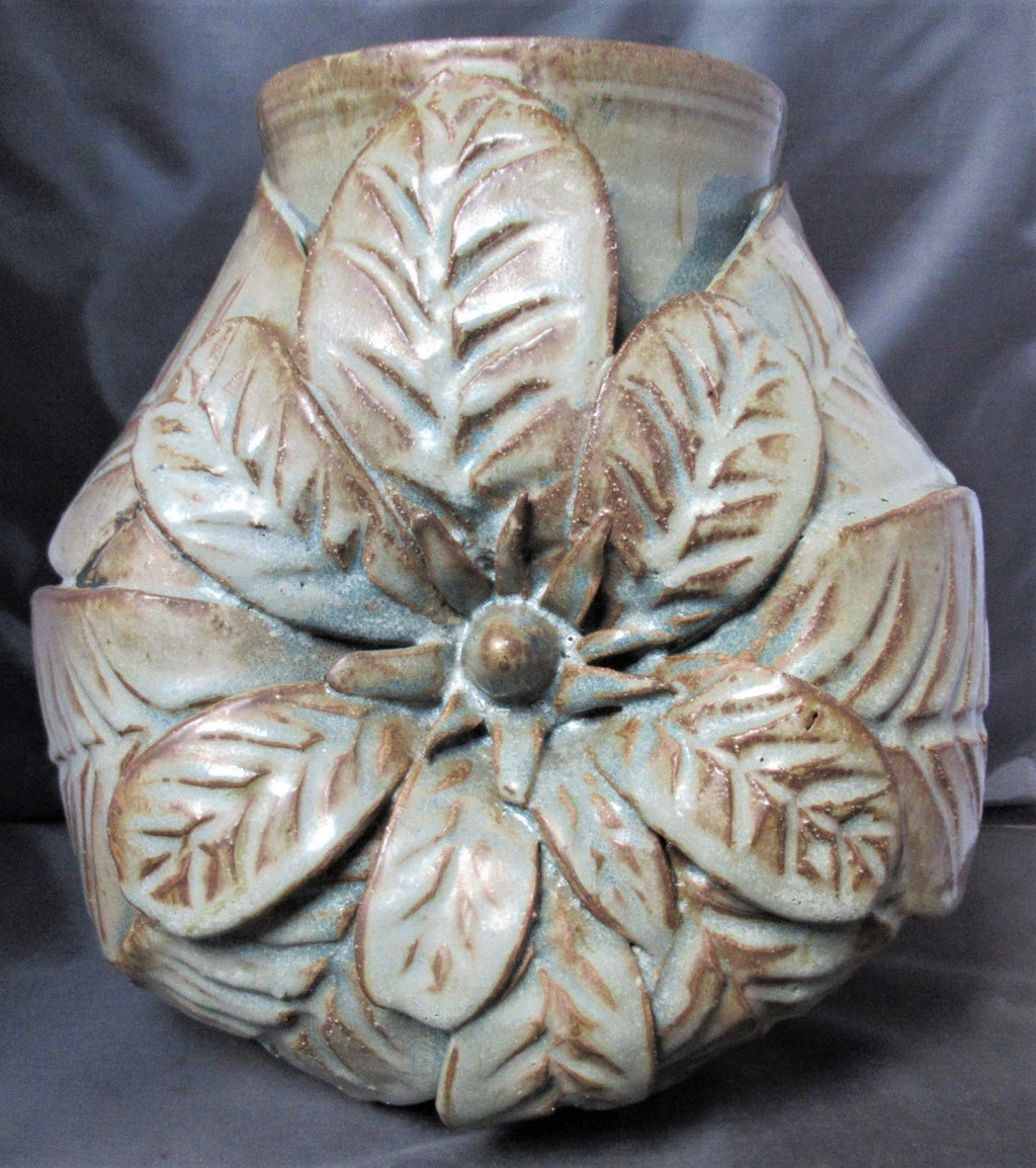 Madge Spencer Large Stoneware Vase, c2000, Leach/Carribean influence