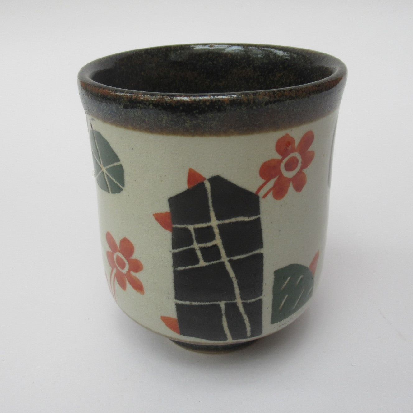 John Maltby (1936-2020), British studio pottery stoneware beaker, c1990