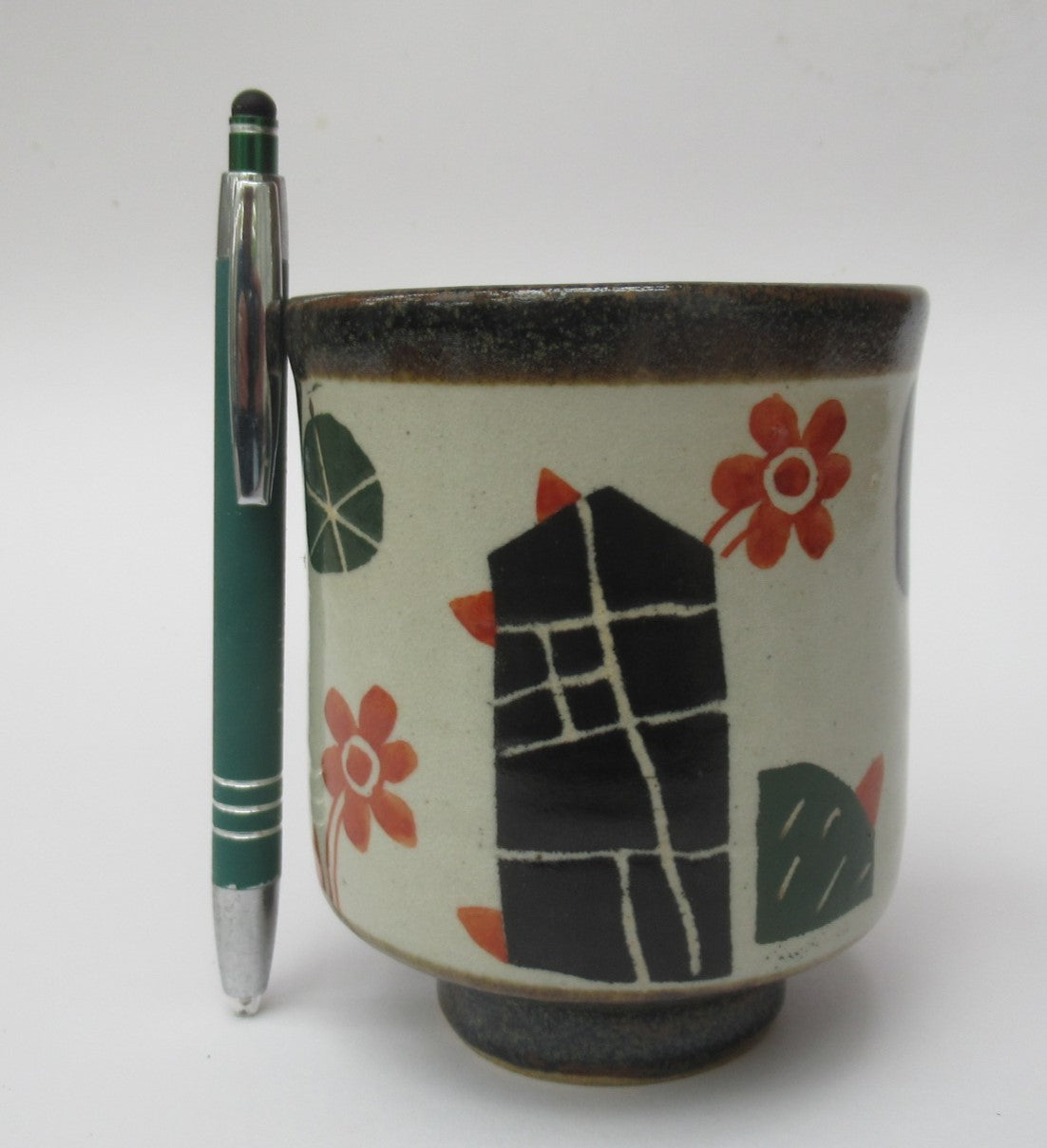 John Maltby (1936-2020), British studio pottery stoneware beaker, c1990