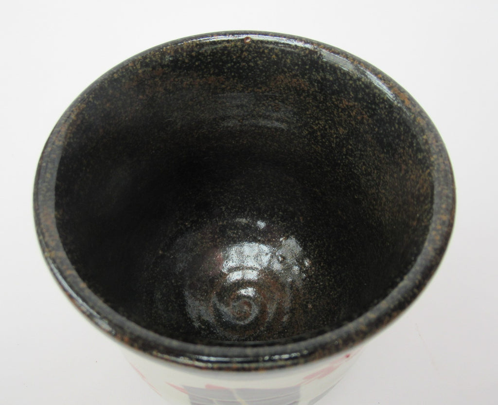 John Maltby (1936-2020), British studio pottery stoneware beaker, c1990