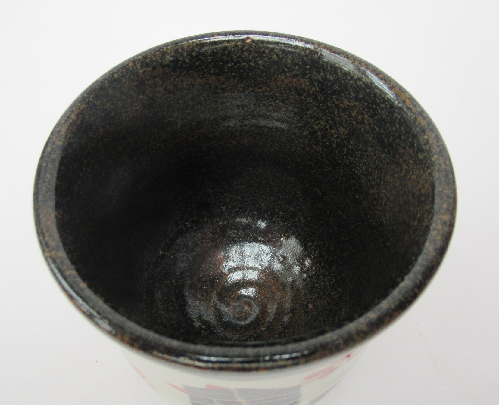 John Maltby (1936-2020), British studio pottery stoneware beaker, c1990
