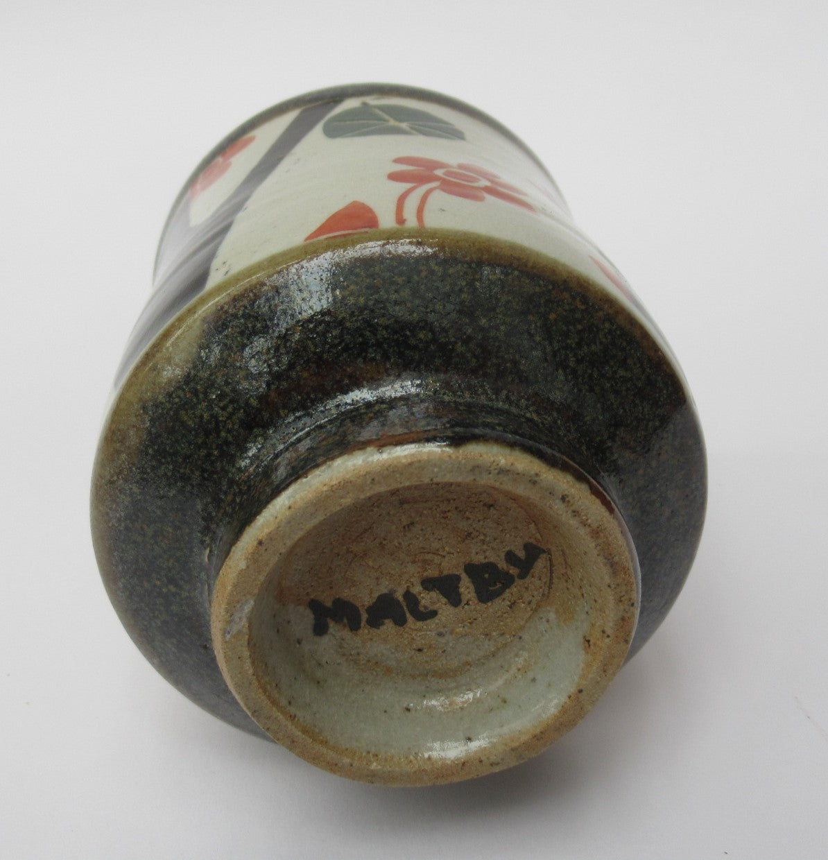 John Maltby (1936-2020), British studio pottery stoneware beaker, c1990