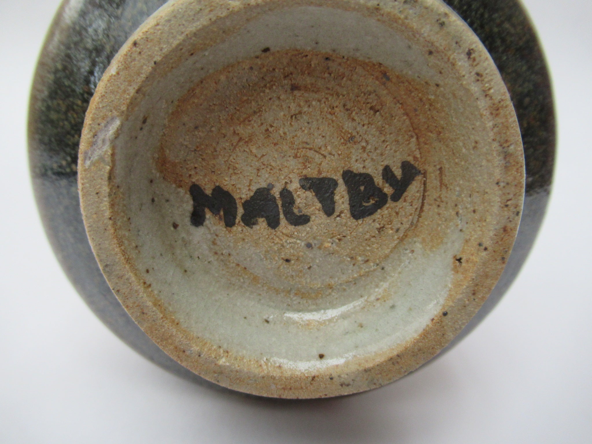 John Maltby (1936-2020), British studio pottery stoneware beaker, c1990