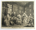First issue print from Marriage-a-la-Mode by William Hogarth, Plate 1