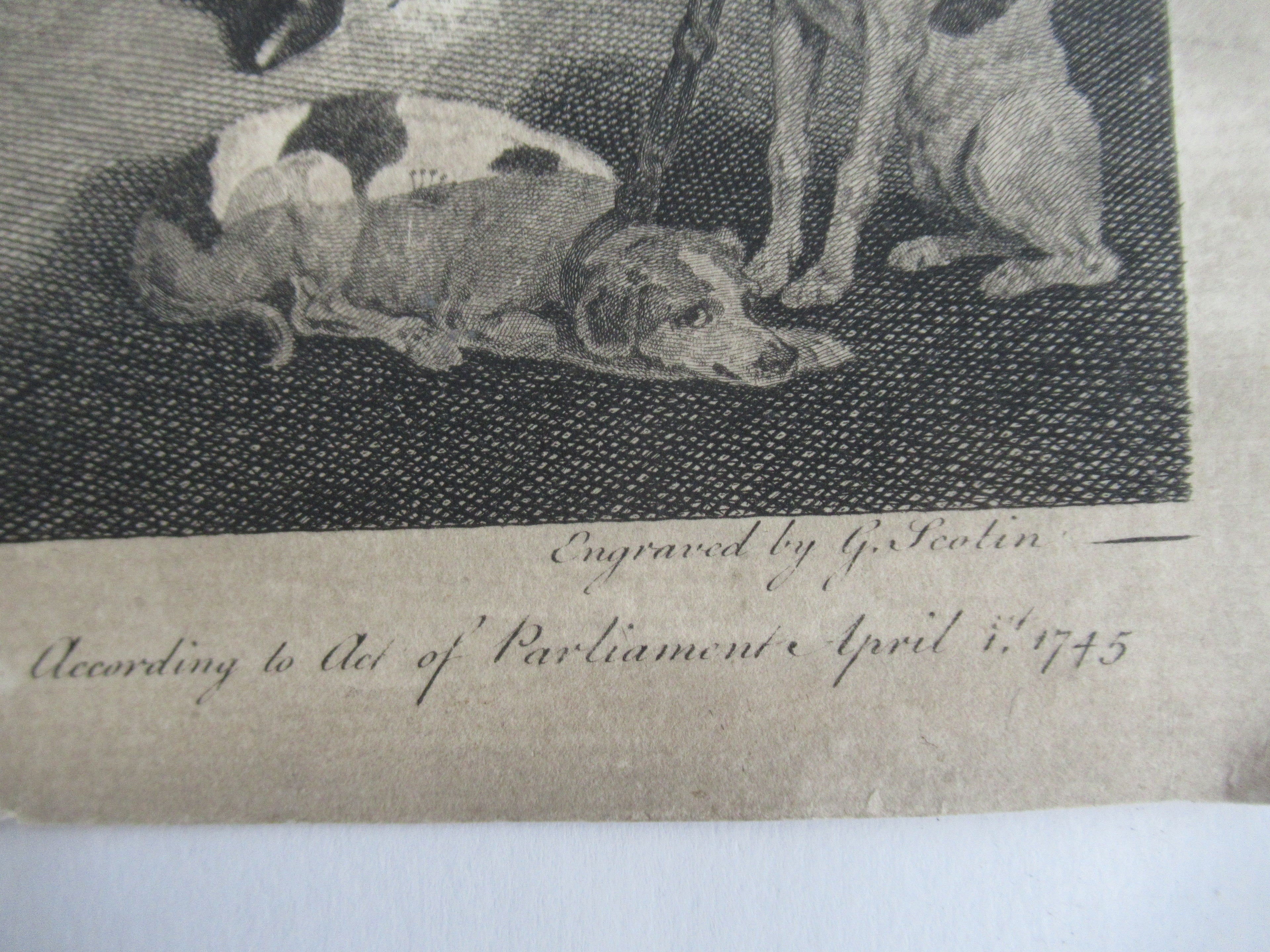 First issue print from Marriage-a-la-Mode by William Hogarth, Plate 1