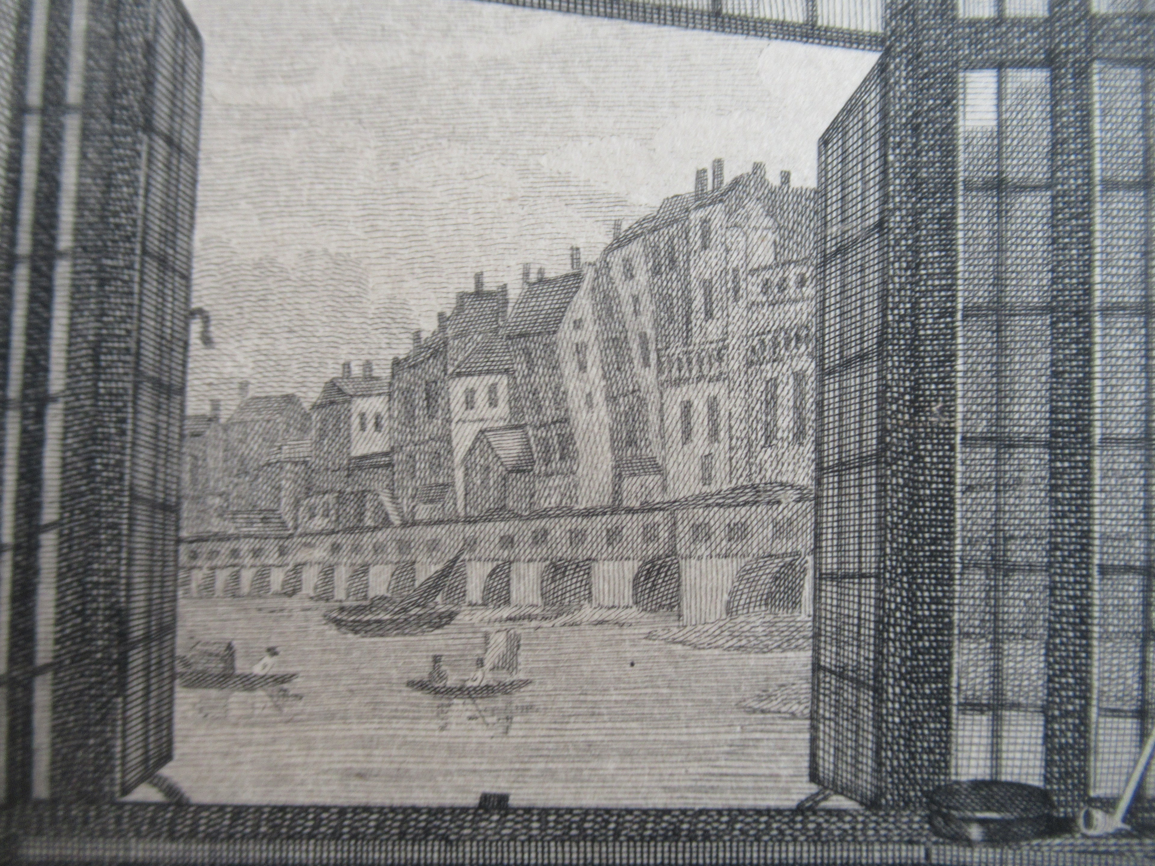 Very rare 1745 first issue print, William Hogarth, Marriage-a-la-Mode  Plate 6