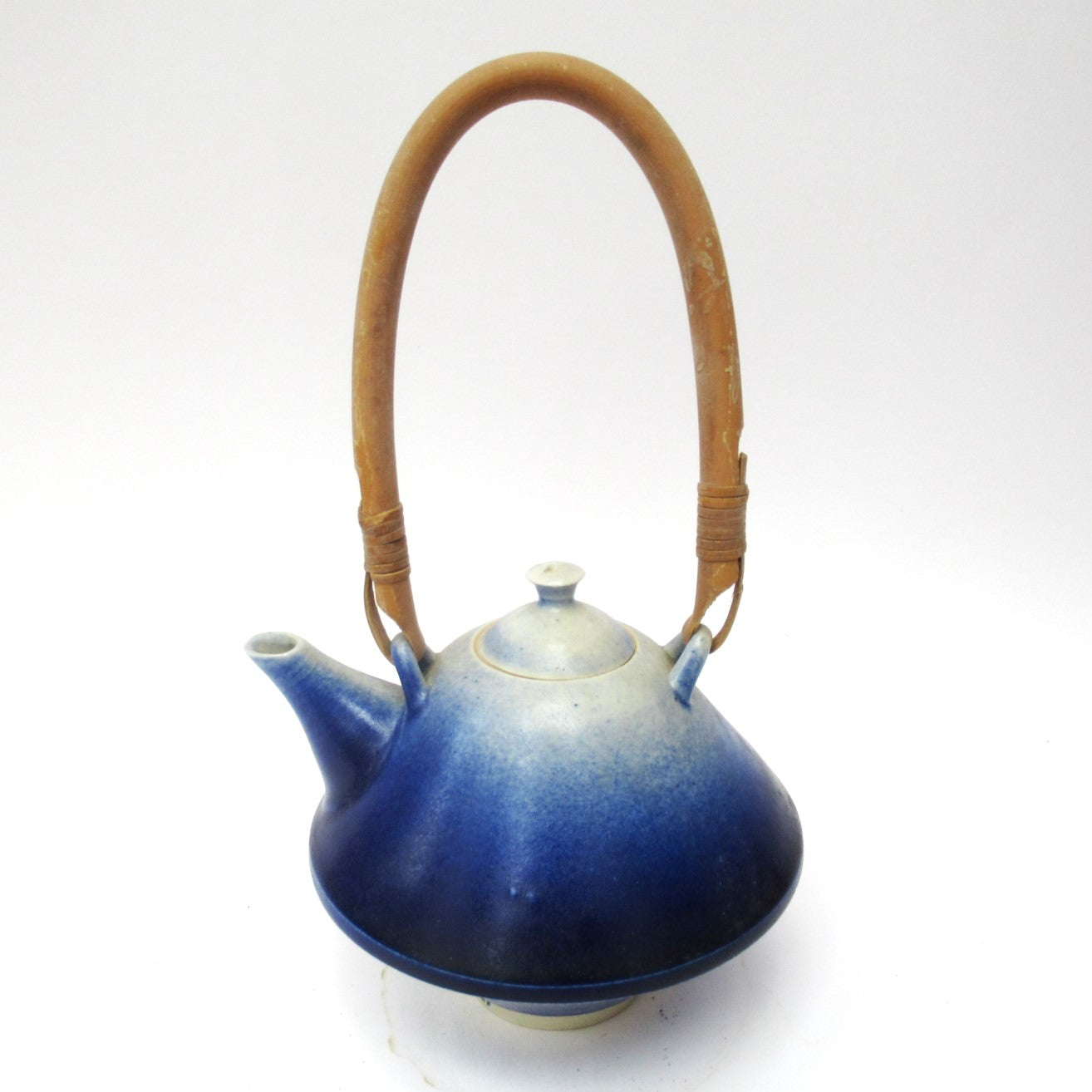 Melanie Brown, British studio pottery porcelain teapot, c1995