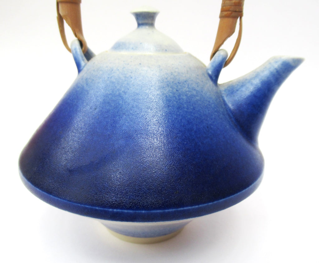 Melanie Brown, British studio pottery porcelain teapot, c1995