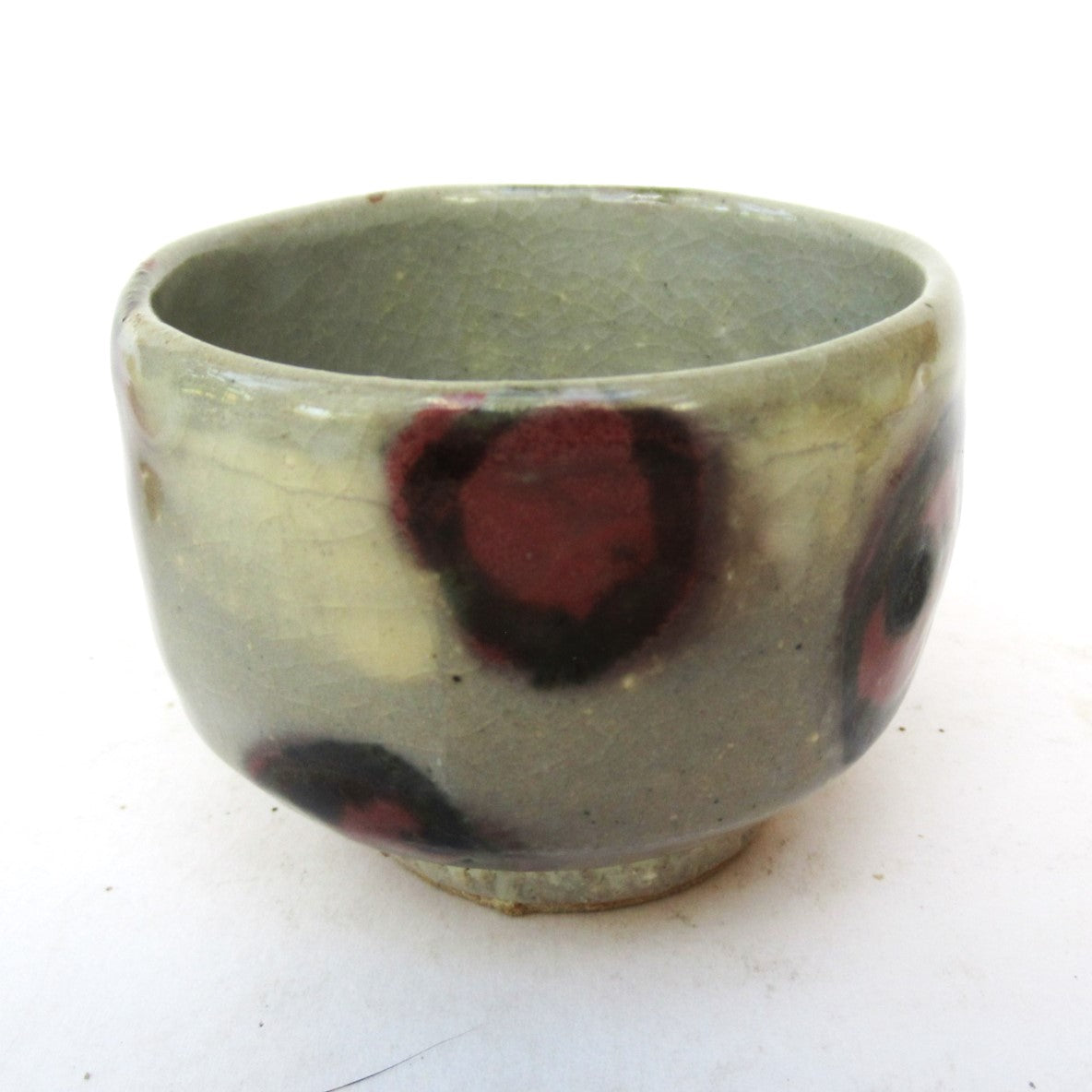 Kimura Mitsuru, Japanese studio pottery Mashiko ware sake cup, c1980