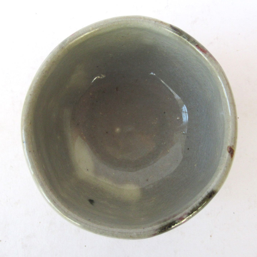 Kimura Mitsuru, Japanese studio pottery Mashiko ware sake cup, c1980