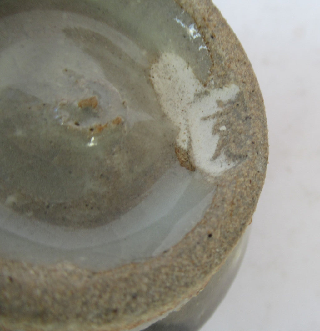 Kimura Mitsuru, Japanese studio pottery Mashiko ware sake cup, c1980