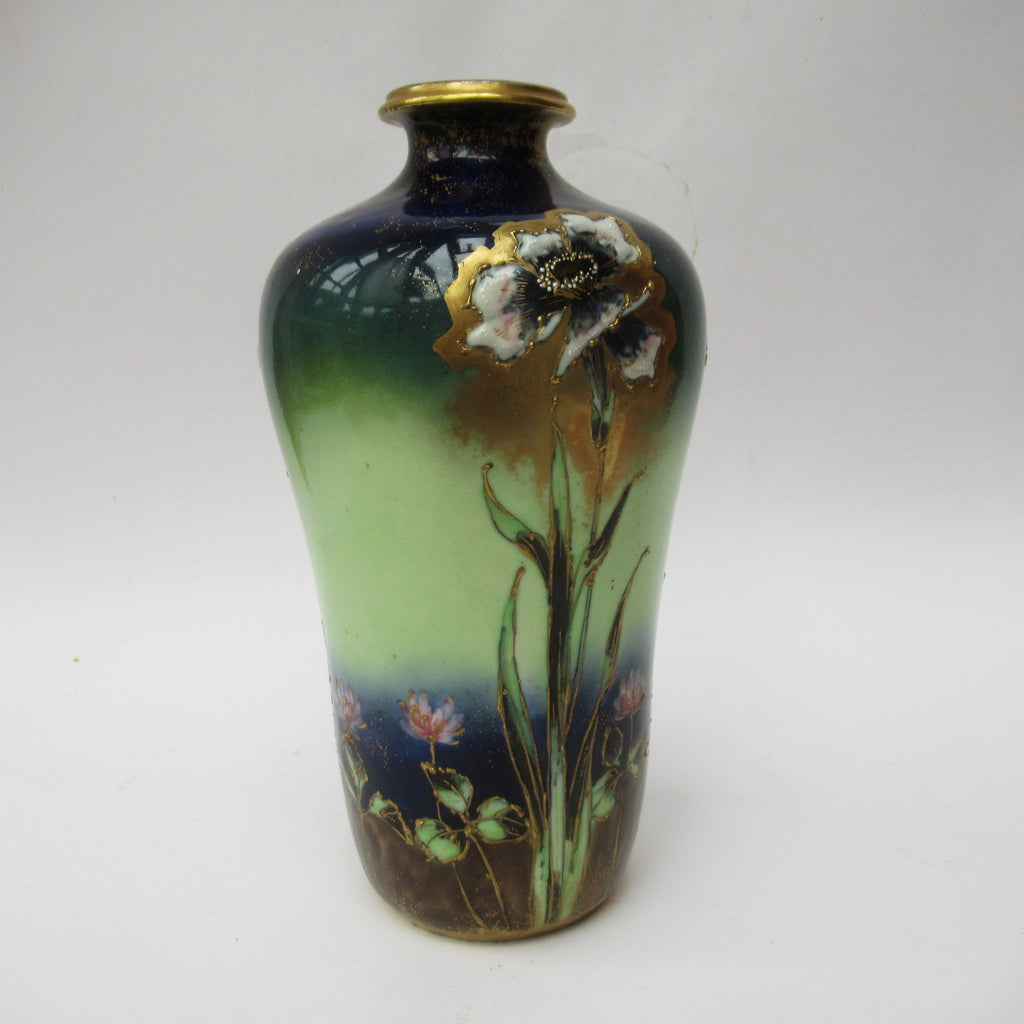 Austrian Art Nouveau vase, Max Emanuel Mosanic Mitterteich porcelain,c1900