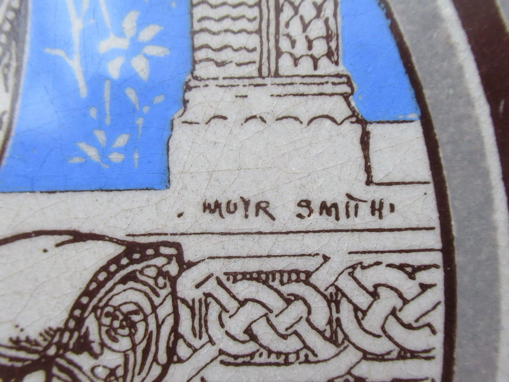 John Moyr Smith for Mintons 8" tile, Idylls of the King, c1876
