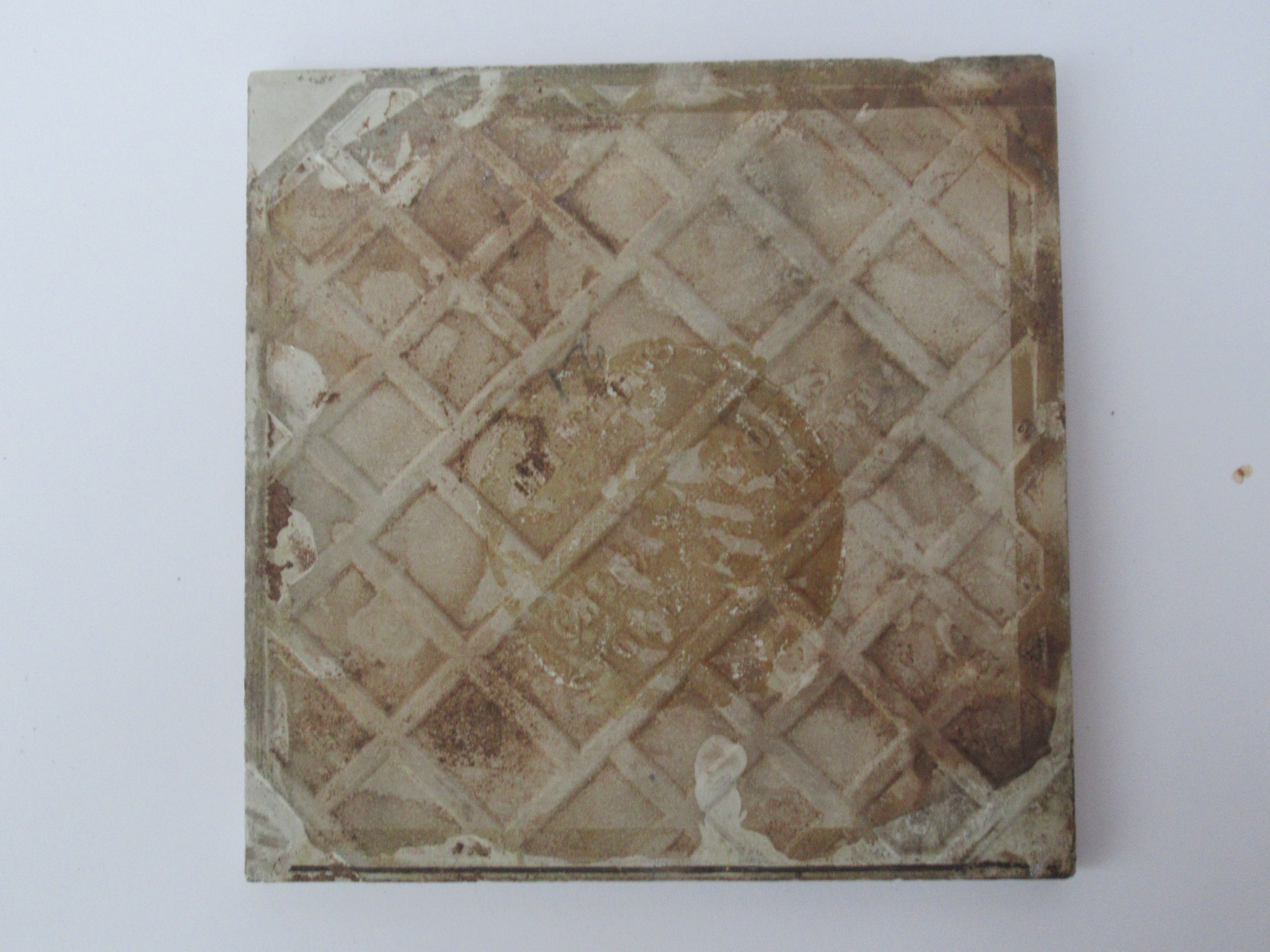 John Moyr Smith for Mintons 8" tile, Idylls of the King, c1876