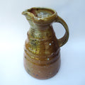 Nic Collins, British studio pottery very large wood fired jug, stoneware, c1995
