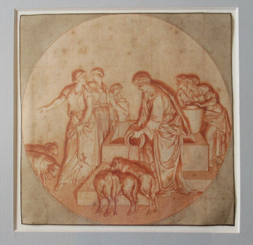 Bernard Picart, Old Master Drawing after Le Sueur, 1733, good provenance, framed