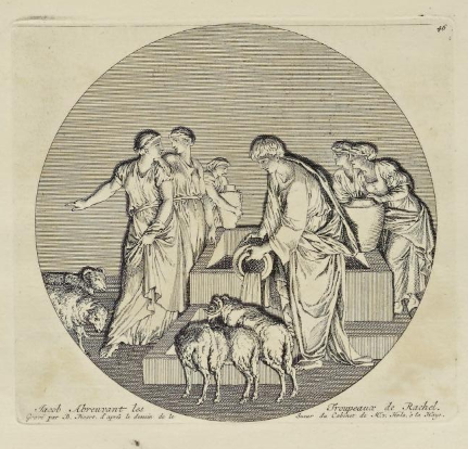 Bernard Picart, Old Master Drawing after Le Sueur, 1733, good provenance, framed