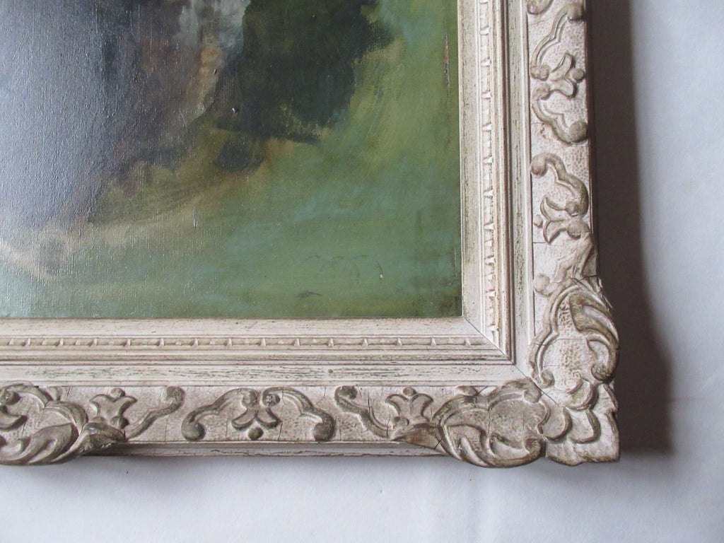 Harold Hume Piffard, The Aviatrix, large oil on canvas , original frame, c1920
