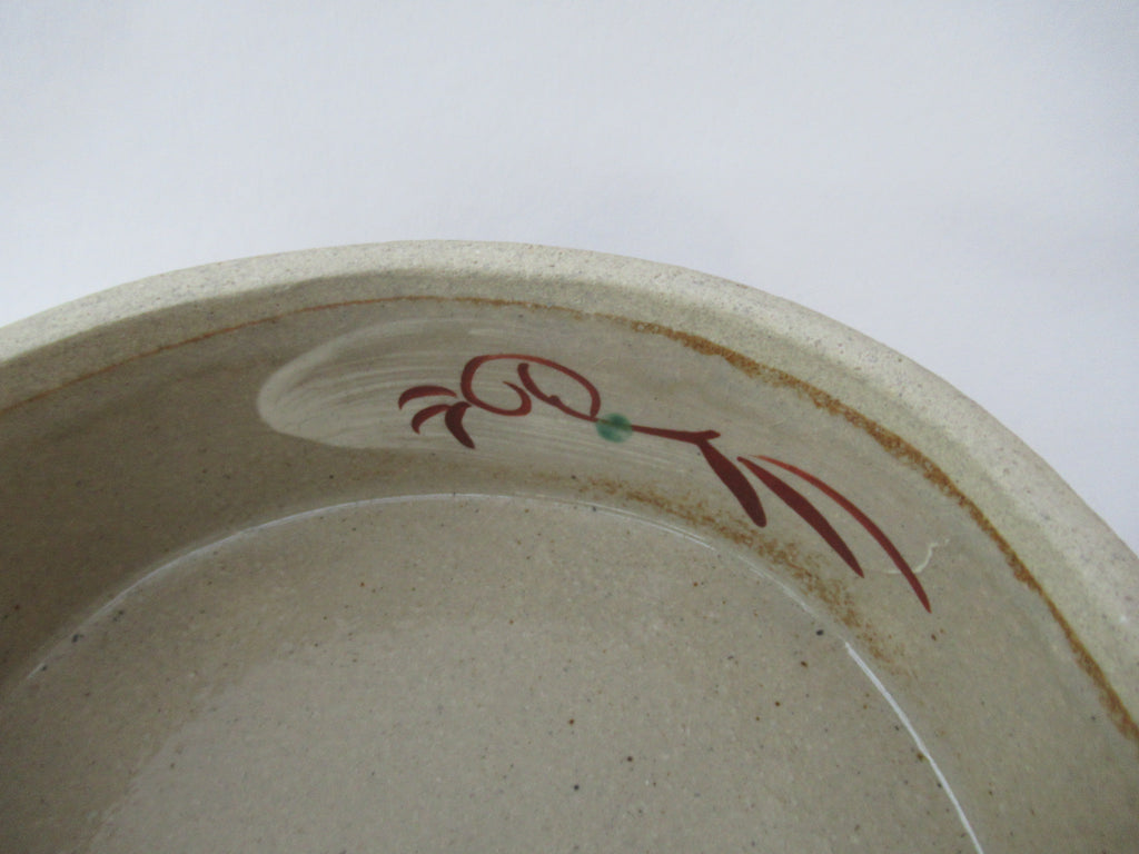 Reiko Nagata, Japanese studio pottery stoneware two layer bento box, c2010