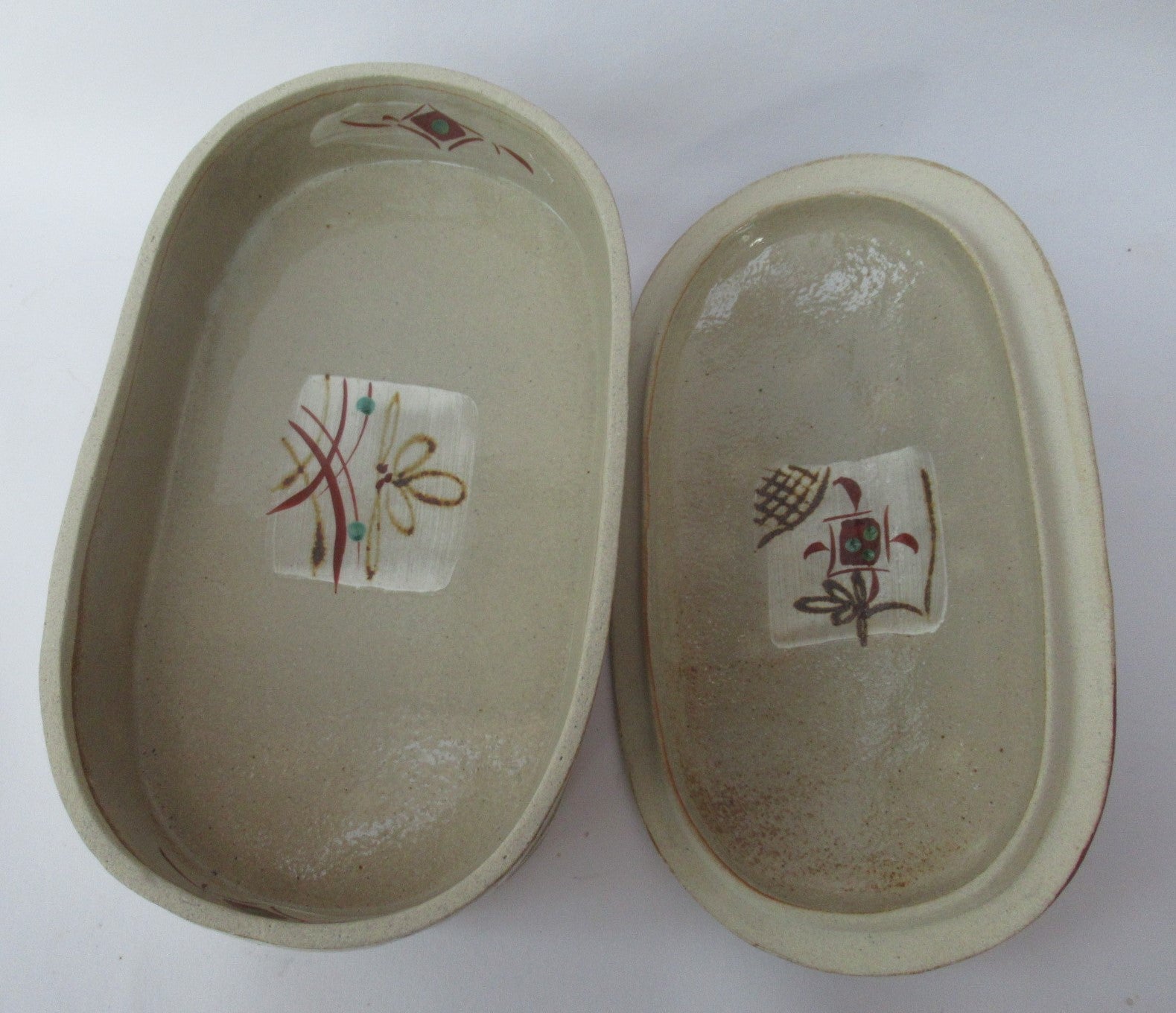 Reiko Nagata, Japanese studio pottery stoneware two layer bento box, c2010