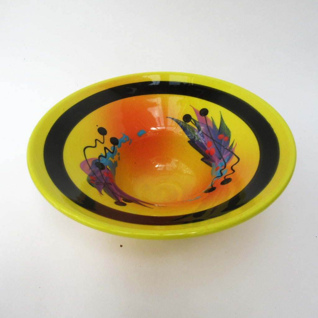 Richard Godfrey (1949-2014), British studio pottery earthenware bowl, c1990