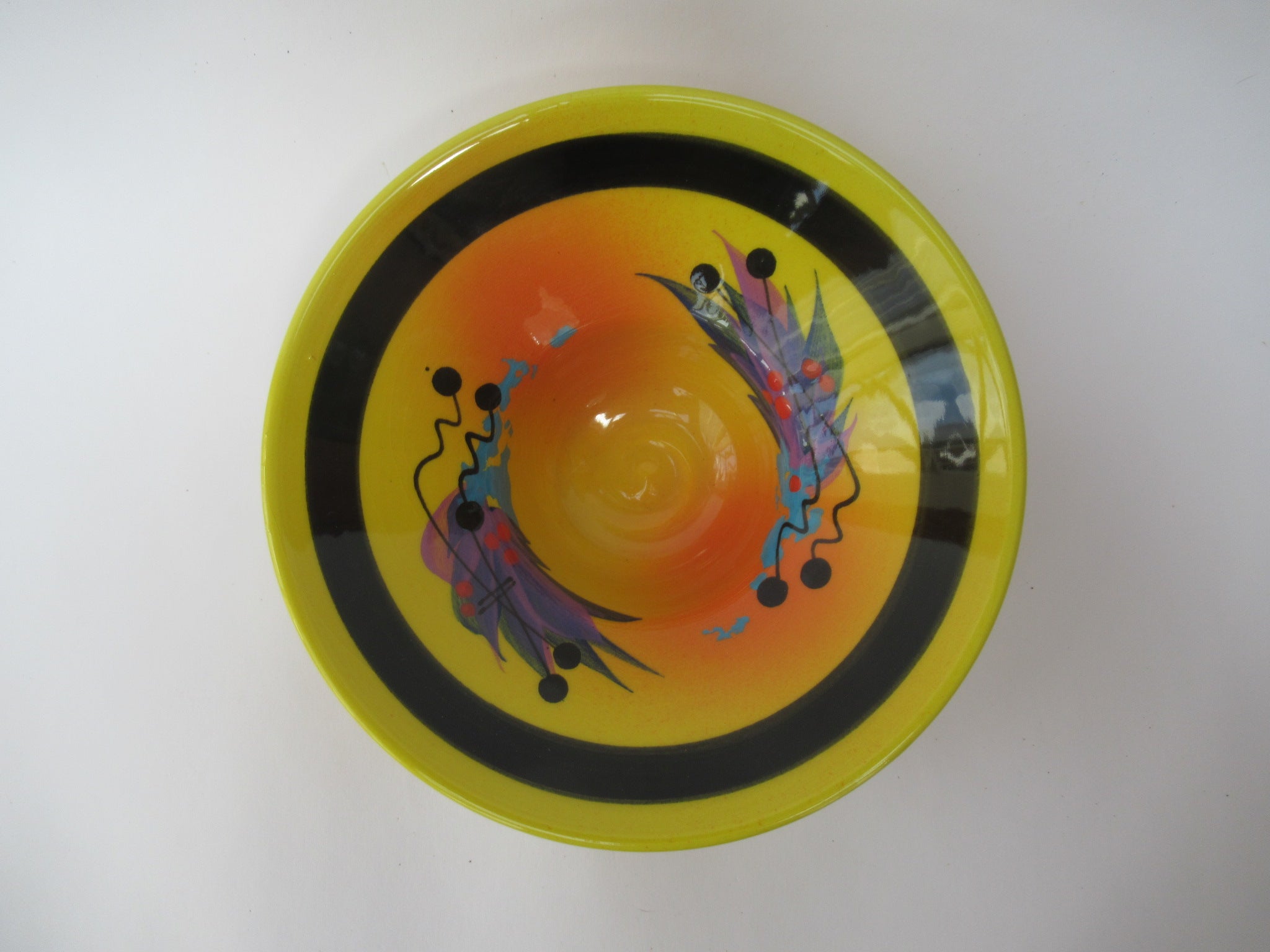 Richard Godfrey (1949-2014), British studio pottery earthenware bowl, c1990