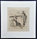 Martin Schoengauer, facsimile of woodcut c1490, published 1879, Christ and Mary