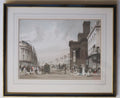 Original Thomas Shotter Boys 1842 hand coloured print, Regent Street, London