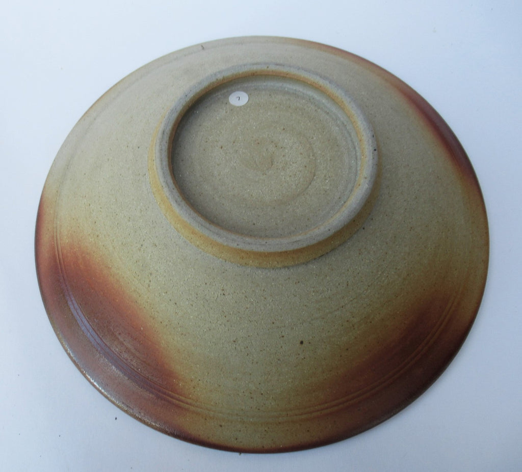 Stephen Parry, British studio pottery wood fired large stoneware bowl, c1990