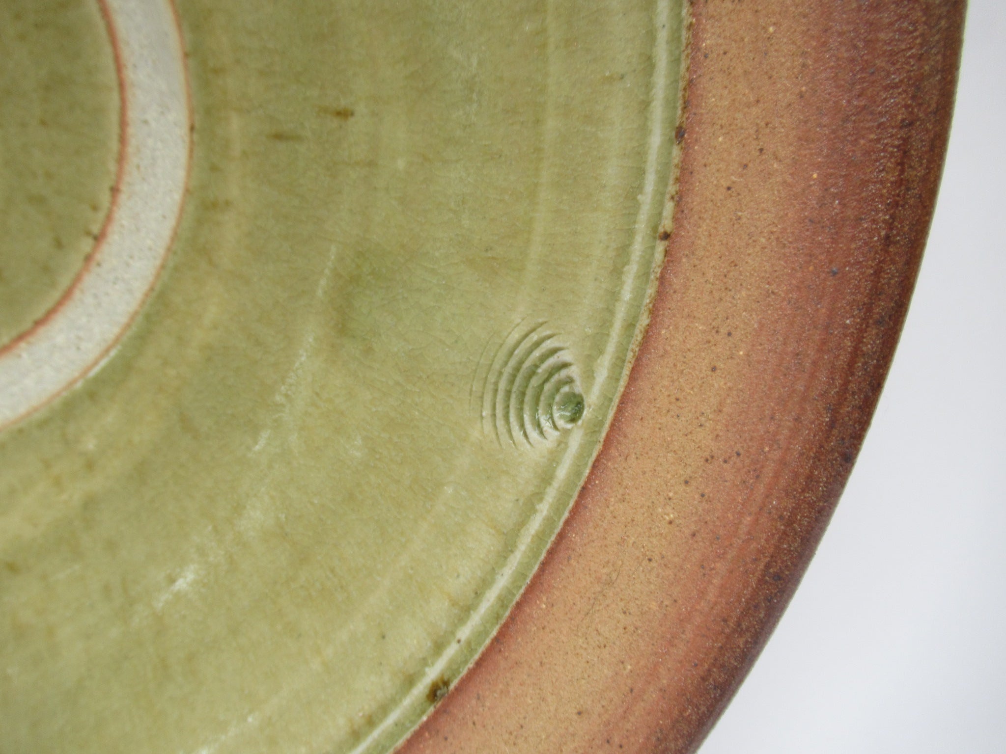 Stephen Parry, British studio pottery wood fired large stoneware bowl, c1990