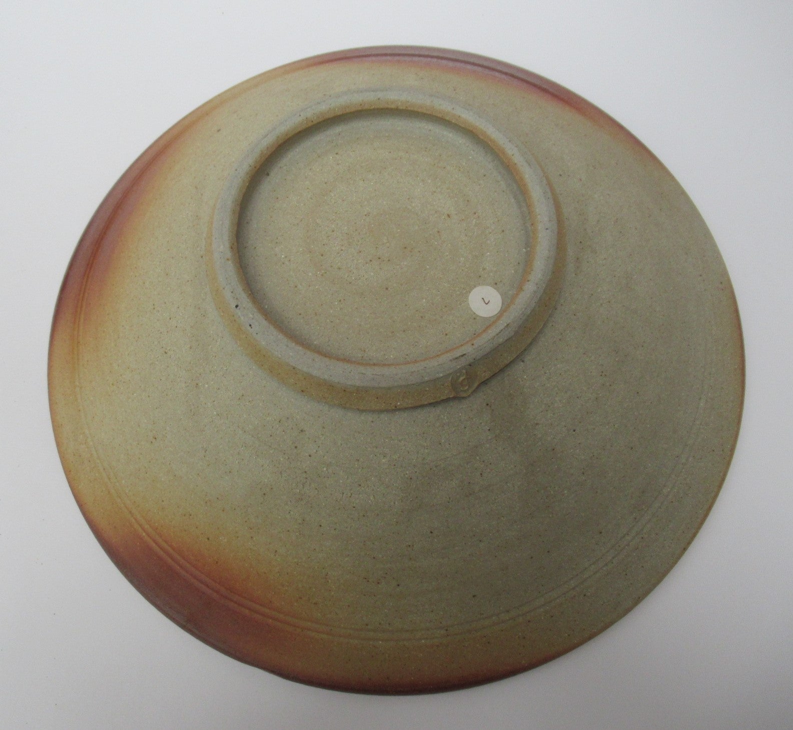 Stephen Parry, British studio pottery wood fired large stoneware bowl, c1990