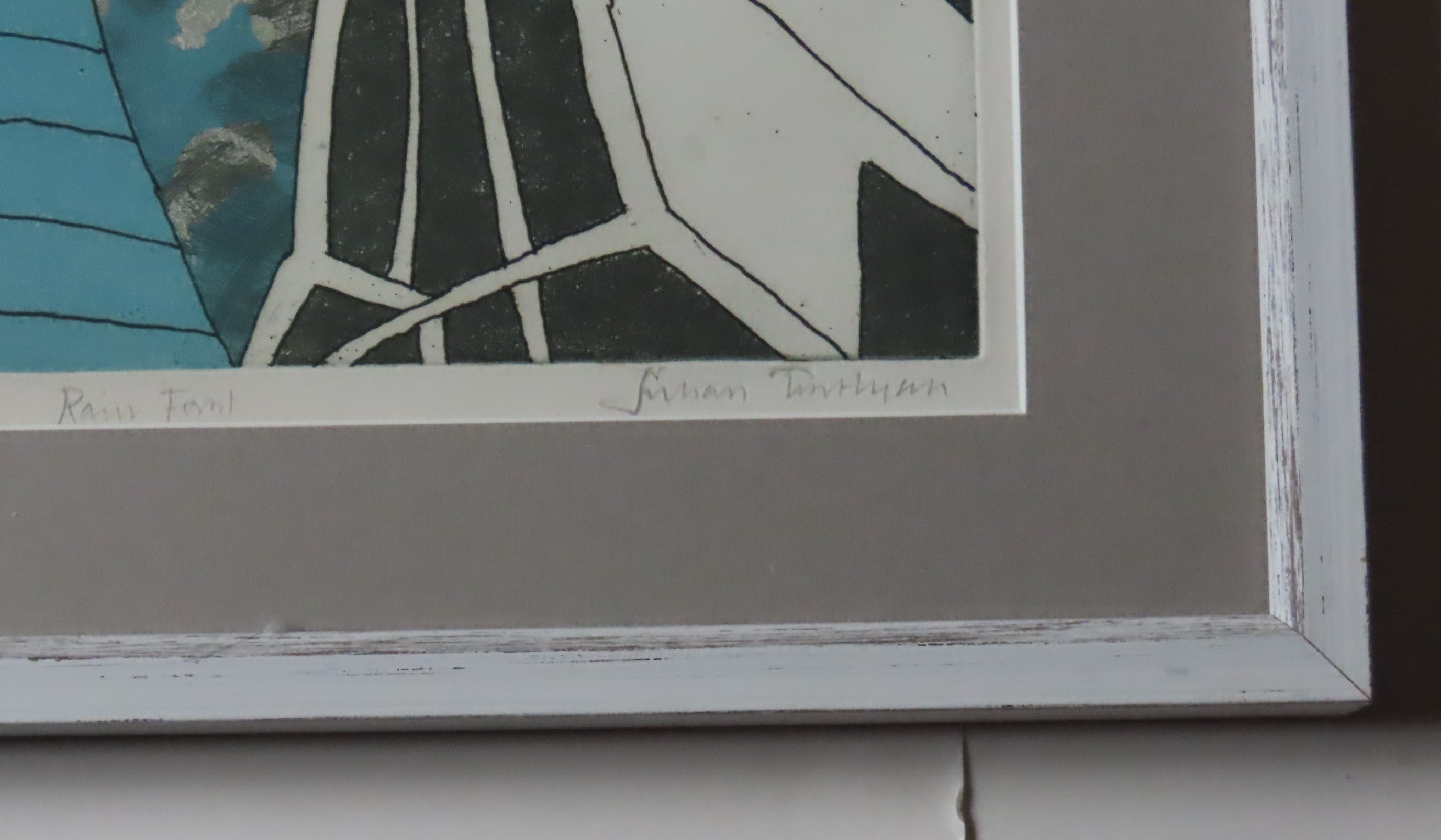 Julian Trevelyan limited edition print, Rain Forest, 1967