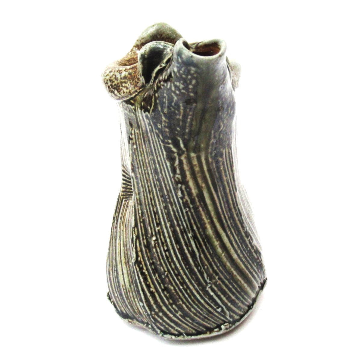 Ruthanne Tudball, British studio pottery soda glazed pouring jug, c1999