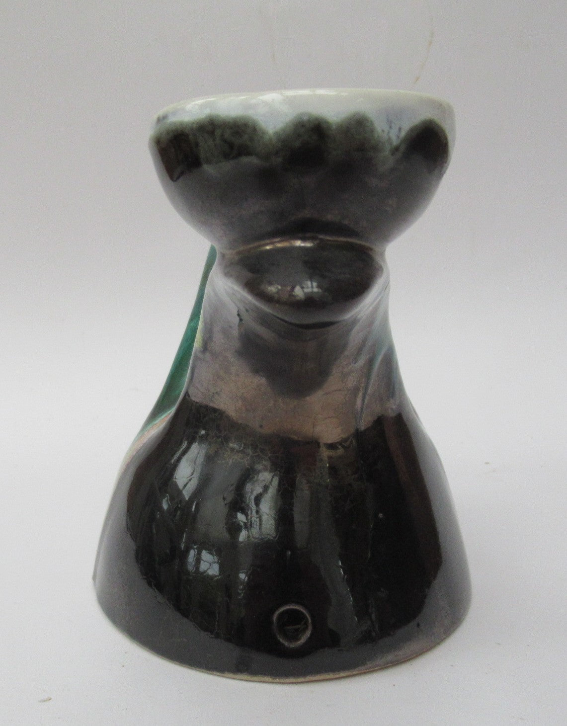 Vallauris French mid century Art Pottery c1950 pair of Candlesticks/lamp bases