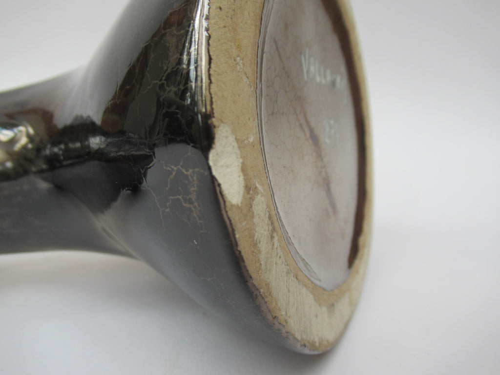 Vallauris French mid century Art Pottery c1950 pair of Candlesticks/lamp bases
