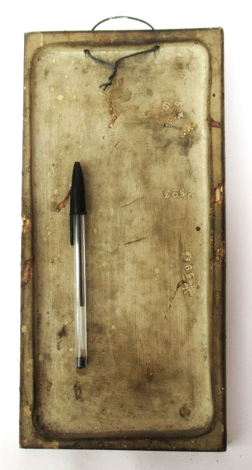 Antique 1901 Mintons 6 x 12 inch relief moulded majolica tile, Venus and Cupid