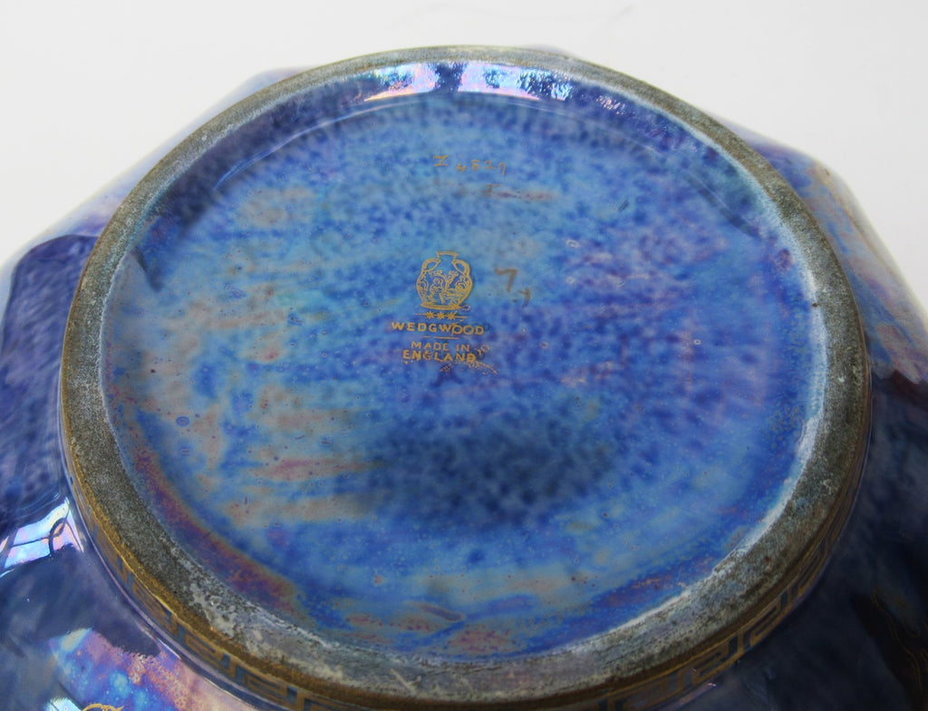 Wedgwood lustre c1925 porcelain dragon bowl, design by Daisy Makeig Jones, Z4829