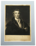 Antique 1828 print, The Duke of Wellington, mezzotint after Thomas Lawrence